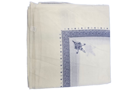 Ivory Retro Shemagh Yemeni Style  | 138 cm × 138 cm | 54 Inch x  54 Inch