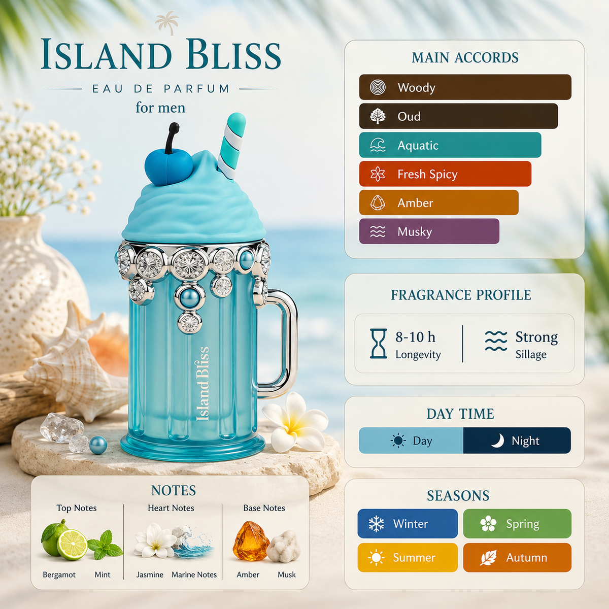 ARMAF Delights Island Bliss Eau de Parfum 100ml