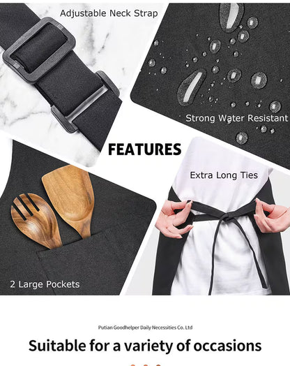 Personalized Apron with Large Pocket