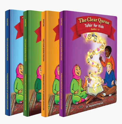 The Clear Quran® Tafsir for Kids – Complete 4-Volume Set