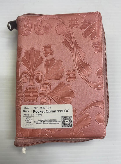 Pocket Quran 119 CC – Colour-Coded Tajweed Arabic Text with Zipper Cover