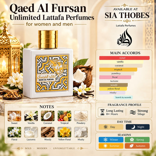 Lattafa Qaed Al Fursan Unlimited Fragrance 100ml