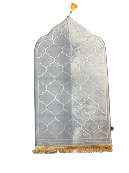 Luxury Arch Shape Padded Prayer Rug | 1 cm Thick with Anti-Slip Backing
