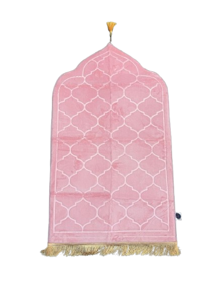 Luxury Arch Shape Padded Prayer Rug | 1 cm Thick with Anti-Slip Backing