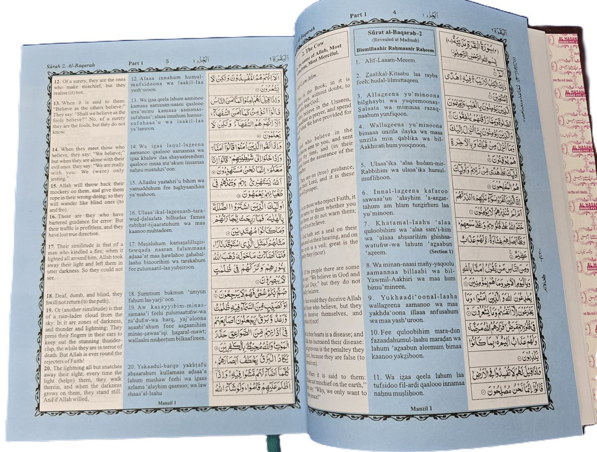 The Holy Quran (English Translation and Arabic Transliteration with Arabic Text)