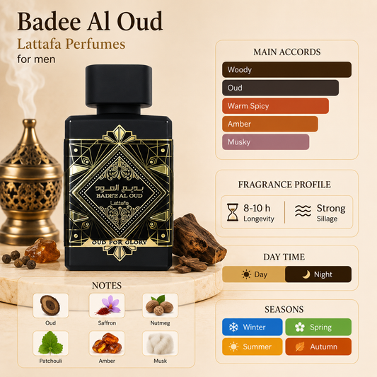 Lattafa Bade'e Al Oud Oud for Glory