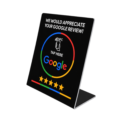Google Review NFC Stand – English & Spanish
