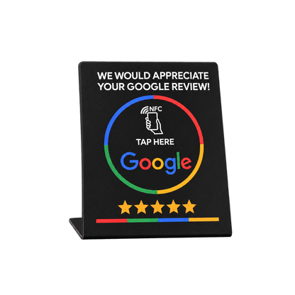 Google Review NFC Stand – English & Spanish