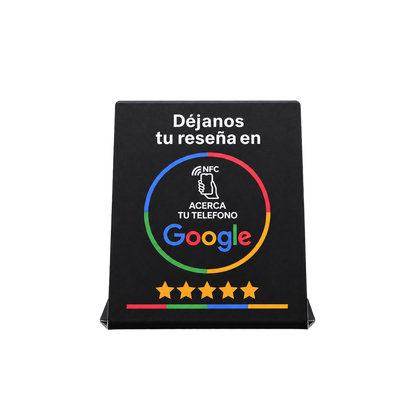 Google Review NFC Stand – English & Spanish